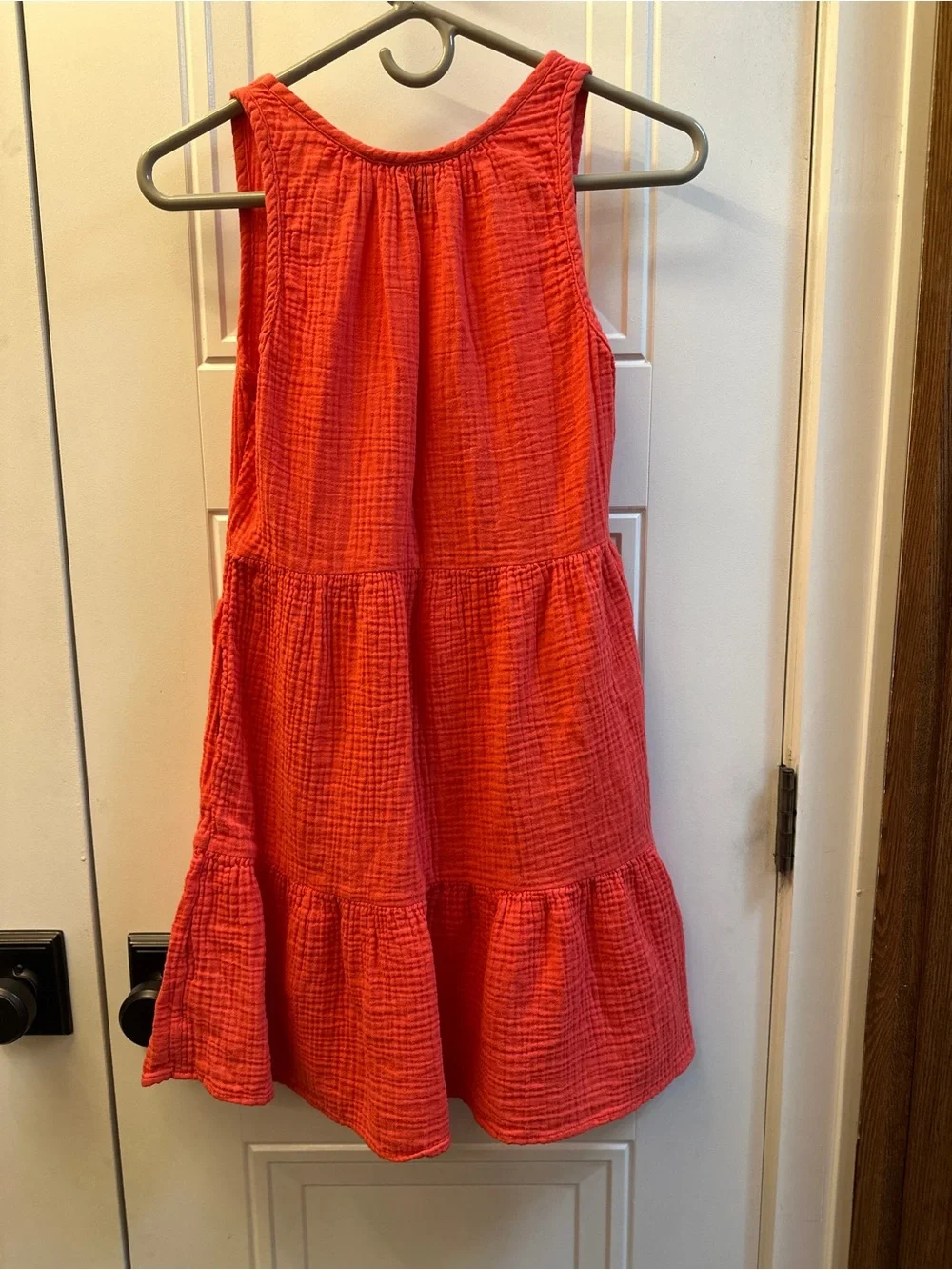 Universal Thread Sleeveless Red Tiered Swim Coverup Dress